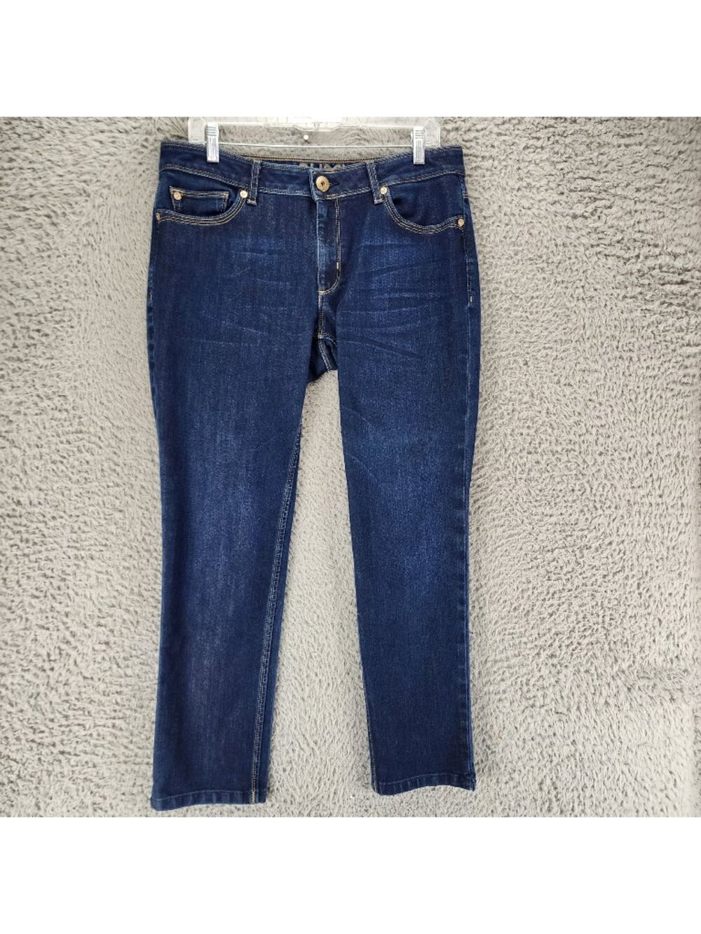 DL1961 Jeans Womens 32 Blue Angel Stretch Denim Skinny Ankle